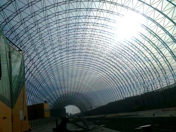 瓦房店煤仓网架工程